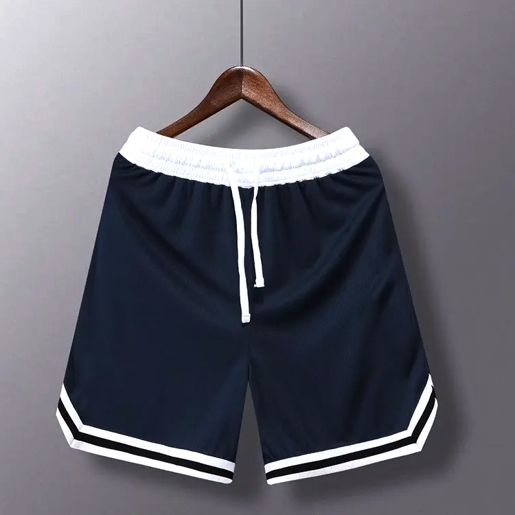 Hestic Sports Wear High Quality Custom Made Basketball Shorts For Mens Cropped Fit Polyester Plain Sublimation Shorts For Mens